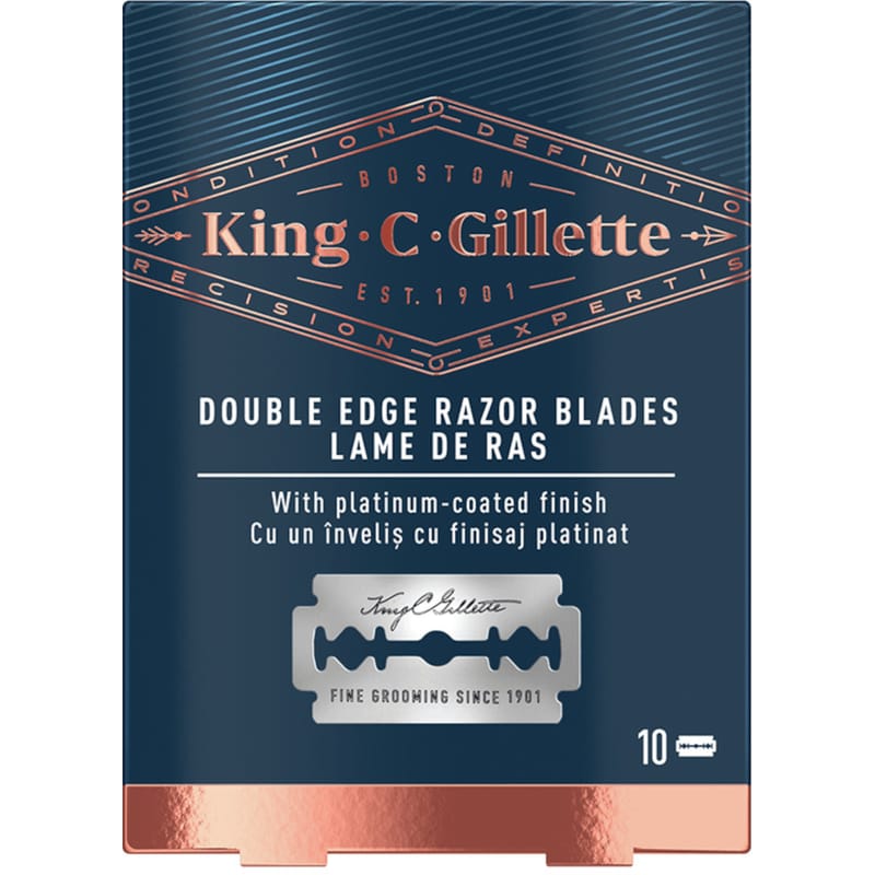 GILLETTE Ανταλακτικά Ξυράφια GILLETTE KING C Double Edge Razor Blades 10τεμ