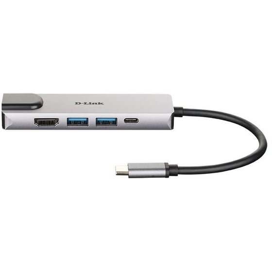 D-Link DUB-M520 USB Hub 5 σε 1 USB-C - Ασημί image 2