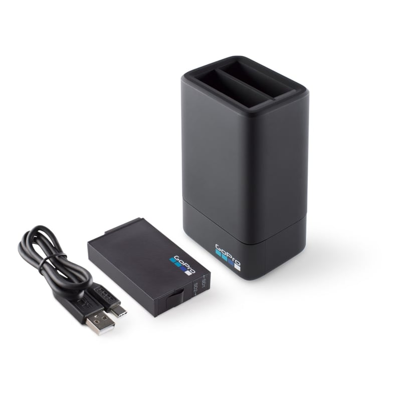 GoPro Επαναφορτιζόμενη Μπαταρία Διπλός Φορτιστής Fusion Black