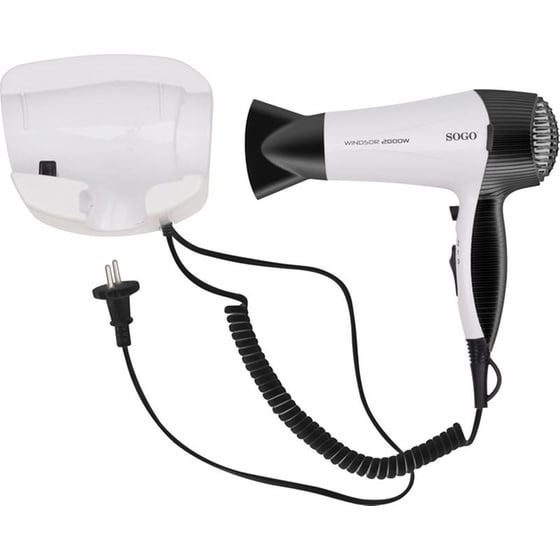 Επαγγελματικό Σεσουάρ Μαλλιών Sogo SEC-SS-3645 2000 W Μαύρο image 0