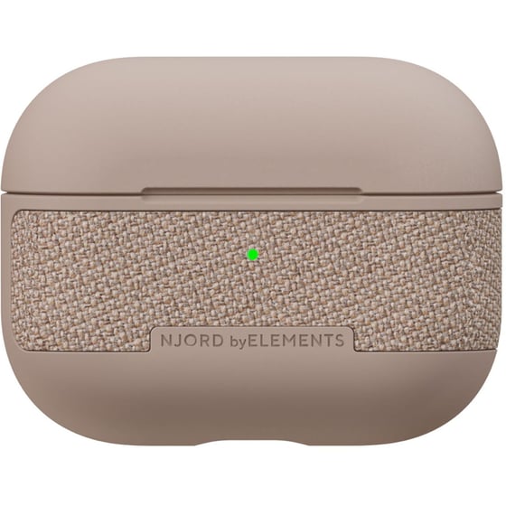 Θήκη Apple AirPods Pro - Njord Υφασμάτινη - Pink Sand image 3