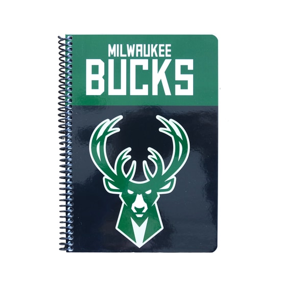 Τετράδιο NBA 2 Θεμάτων B6 70 Φύλλα Milwaukee Bucks (1 Τεμάχιο) image 0