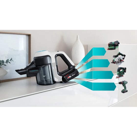 BOSCH Unlimited 7 ProHygienic Aqua BCS71HYG1 18 V 0.3 L Λευκή Σκούπα Stick image 14
