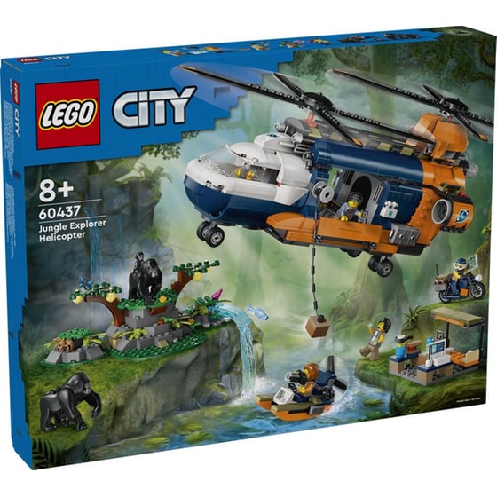 LEGO® City Jungle Explorer Helicopter at Base Camp (60437) image 0