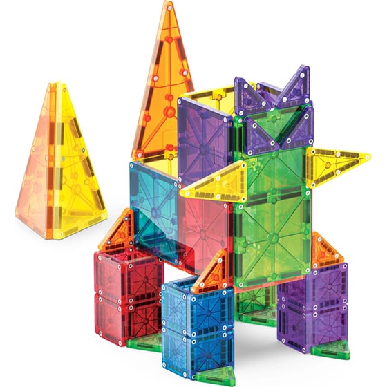 Magna-Tiles® Combo Μαγνητικό Παιχνίδι Κατασκευών - 62 Κομμάτια (244062CO) image 7