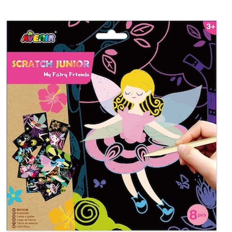 Arts And Crafts Χειροτεχνίες Avenir – Σκράτς Scratch Junior – Fairy 60109