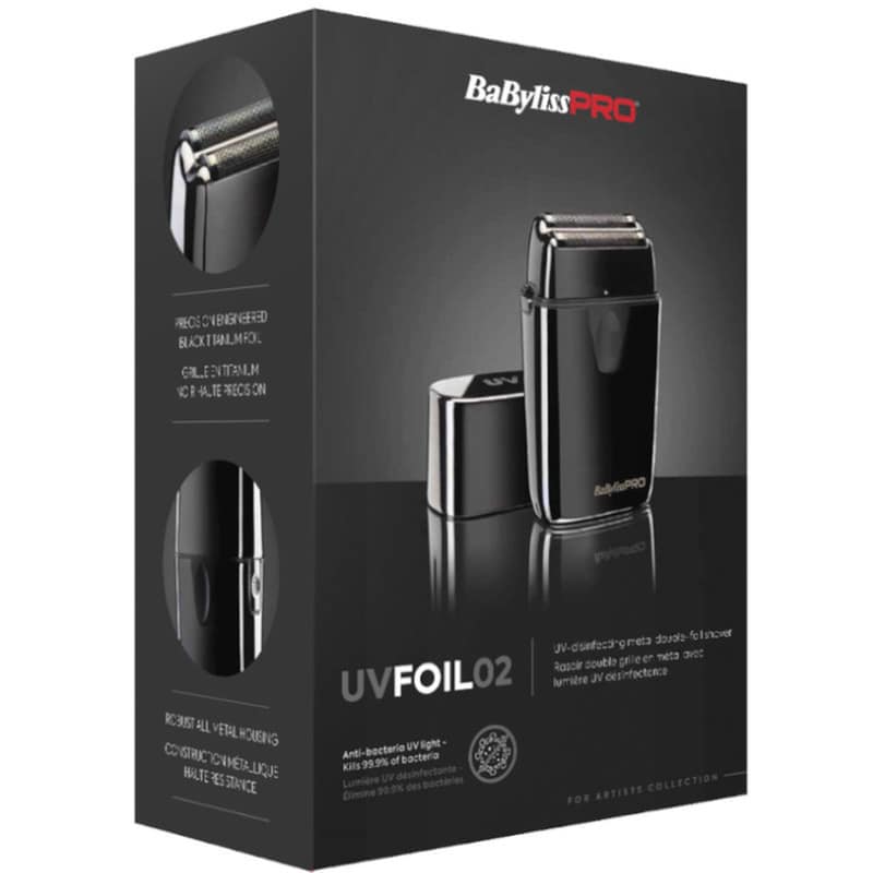 BABYLISS PRO Επαγγελματική Ξυριστική Μηχανή Babyliss Pro Uvfoil02 Double Foil Shaver (fxlfs2e)