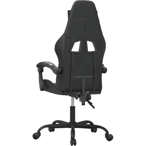 Καρέκλα Gaming VIDAXL 349530 από Τεχνητό Δέρμα - Μαύρο image 4