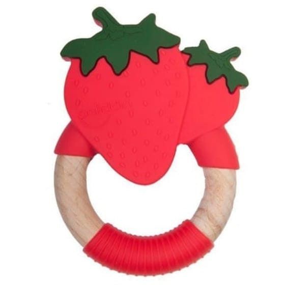 Μασητικό-κρίκος Οδοντοφυίας Nibbling Strawberry Br74829 image 0
