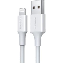 Καλώδιο Φόρτισης MFi Certified Ugreen Us155 I6 USB-A σε Lightning - Λευκό
