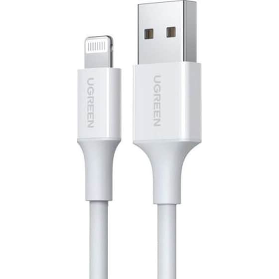 Καλώδιο Φόρτισης MFi Certified Ugreen Us155 I6 USB-A σε Lightning - Λευκό image 0