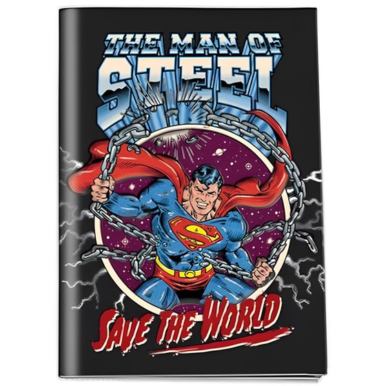 Τετράδιο Καρφίτσα GRAFFITI B5 Superman 50 Φύλλων (1 Τεμάχιο) image 0