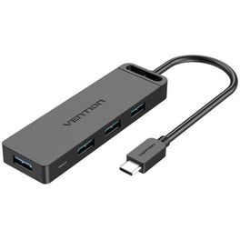 Vention Hub 5 Θυρών USB 3.0 με σύνδεση USB-C - Μαύρο