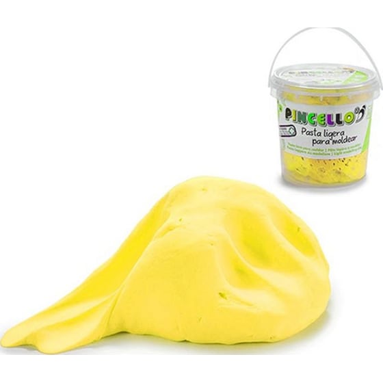 Σχολική Πλαστελίνη Pincello μη Τοξική 300gr Κίτρινη image 0