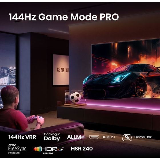 Hisense QLED 85" 4K Smart Τηλεόραση 85E7Q PRO image 4