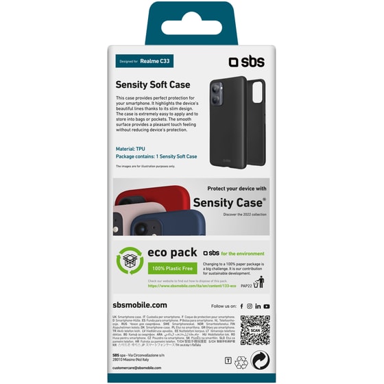 Θήκη Realme C33 - Sbs Sensity Cover - Black image 2