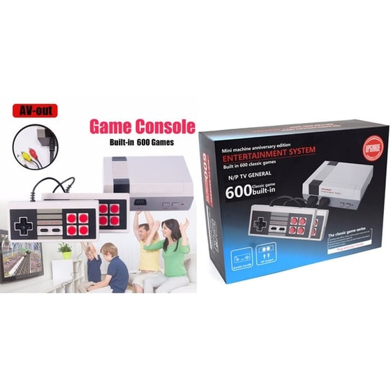 Ρετρο Παιχνιδοκονσόλα Με Ενσωματωμένα 600 Κλασικά Παιχνίδια Anniversary Edition image 2