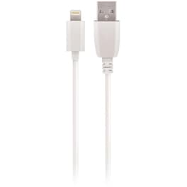 Καλώδιο Φόρτισης Maxlife USB-Α σε Lightning 2.0m - White