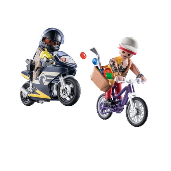 PLAYMOBIL® City Action Starter Pack Αστυνομική καταδίωξη ληστή κοσμημάτων (71255) image 4
