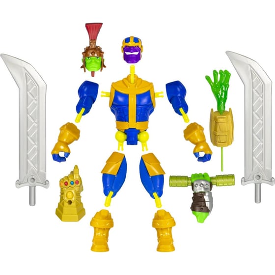 Hasbro Φιγούρα Marvel Avengers Hulk/ Thanos MixMashers Deluxe 1 Τμχ - Τυχαία Επιλογή Σχεδίου (F9266) image 10