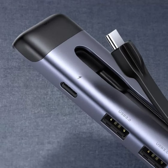 Ugreen Multifunctional USB HUB Adapter 5 σε 1 συμβατό με USB-C (70408 CM285) image 1