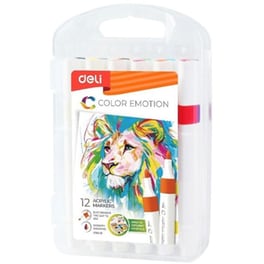 Μαρκαδόροι&nbsp;Σχεδίου Ακρυλικοί Deli&nbsp;Color&nbsp;Emotion&nbsp;(12 Τεμάχια)