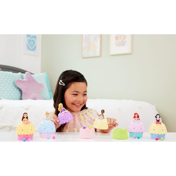 Μίνι Κούκλες Disney Princess Cupcake Έκπληξη 1 Τμχ - Τυχαία Επιλογή Σχεδίου (JFG78) image 3