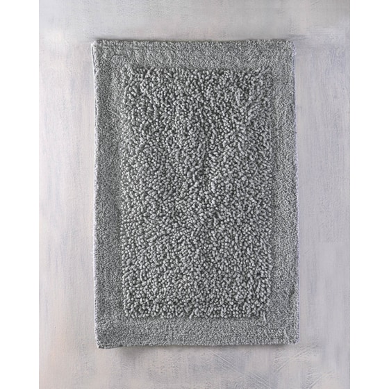 Πατάκι Μπάνιου Rythmos Home Rimmon Ορθογώνιο Βαμβακερό 50x80 cm - Γκρι image 1