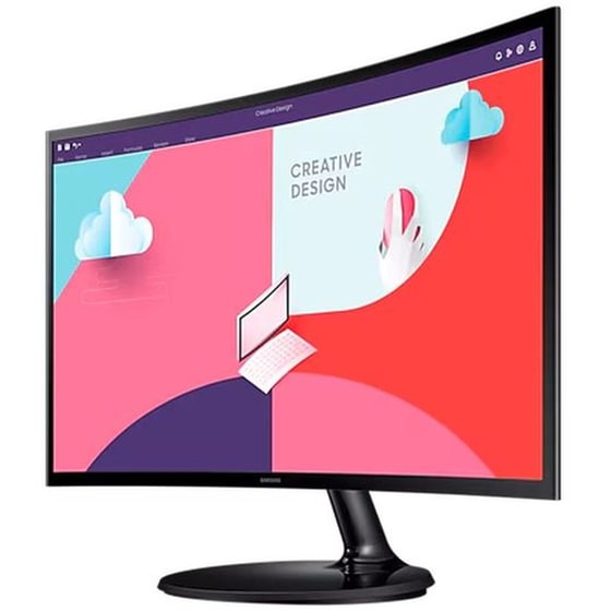 Samsung Essential Monitor S3 S36C 27" FHD VA Curved 75Hz 4ms image 4