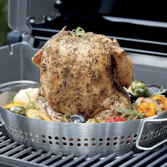 WEBER Crafted Gourmet BBQ System 8838 Ασημί Στήριγμα Κοτόπουλου image 4