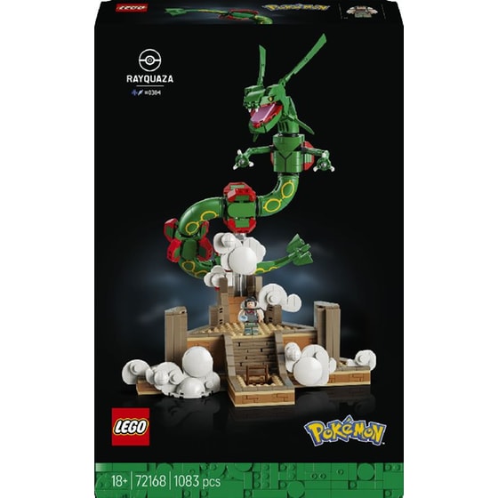 LEGO® Pokémon™ Rayquaza Decor Figure Building Set (72168) image 0
