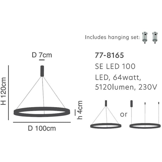 Φωτιστικό Οροφής Led Dimmable Homelighting Amarylis 77-8165 από Αλουμίνιο - Ασημί image 3