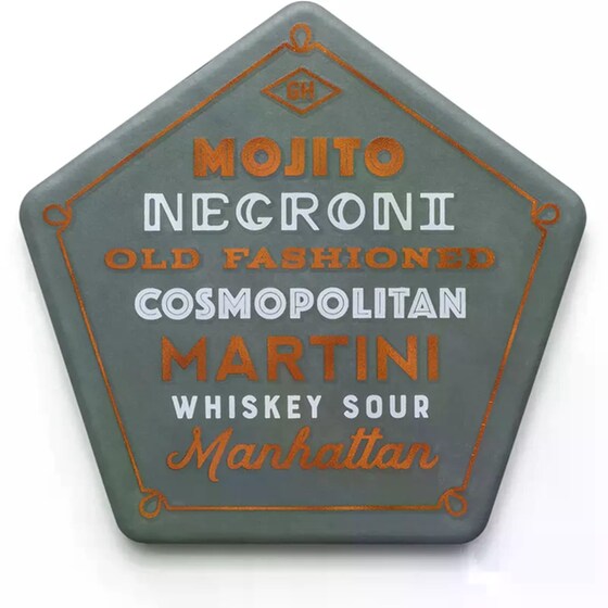 Σουπλά&nbsp;Gentlemen's Hardware Ceramic&nbsp;Cocktail&nbsp;(4 Τεμάχια) image 4