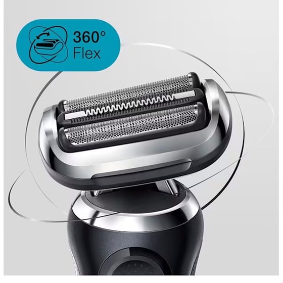 BRAUN 71-N1000s SERIES 7 Ξυριστική Μηχανή Επαναφορτιζόμενη Μαύρο image 3