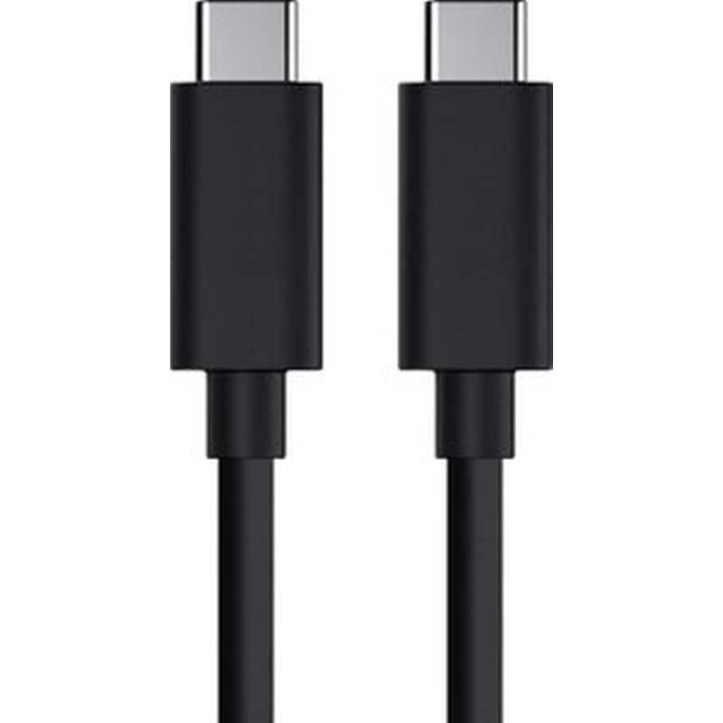 USAMS Καλώδιο δεδομένων Powertech Cab-uc041 Copper Usb-C to Usb-C 5A 1m - Black