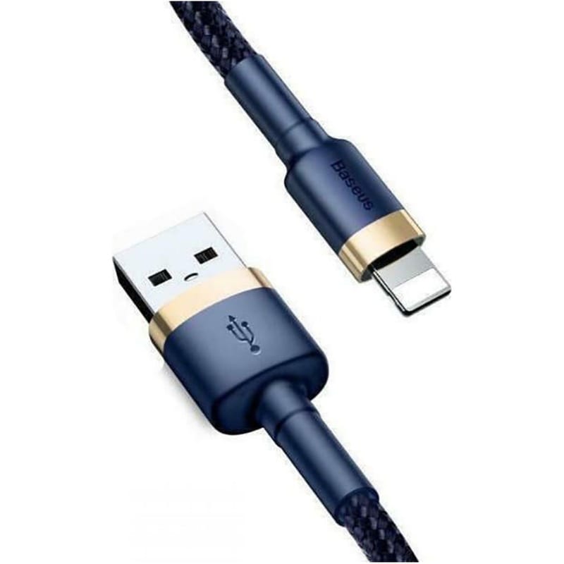 Καλώδιο Baseus Cafule Braided USB to Lightning 2m - Μπλε