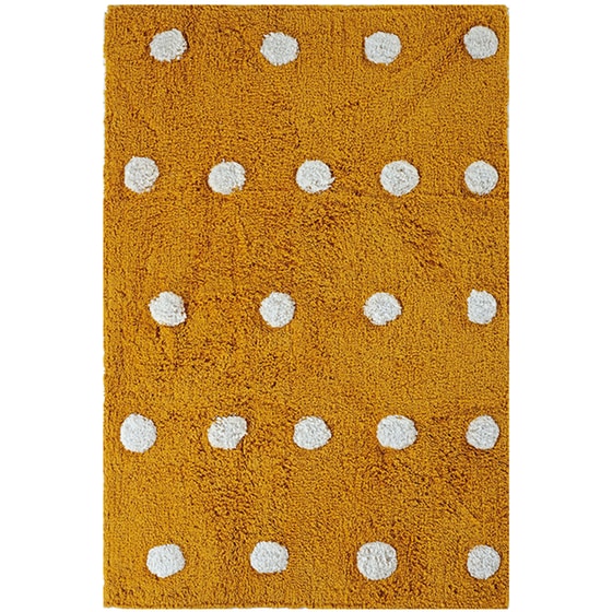 Πατάκι Μπάνιου Kentia Loft Mabel Ορθογώνιο Βαμβακερό 60x90 cm - Κίτρινο image 0