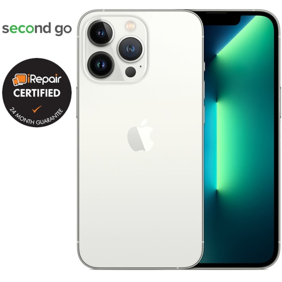 Μεταχειρισμένο Apple iPhone 13 Pro 128GB Silver second go Certified by iRepair image 3
