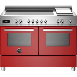 BERTAZZONI PRO125I2EROT 58 / 58 Lt Κόκκινο Επαγωγική Ηλεκτρική Κουζίνα
