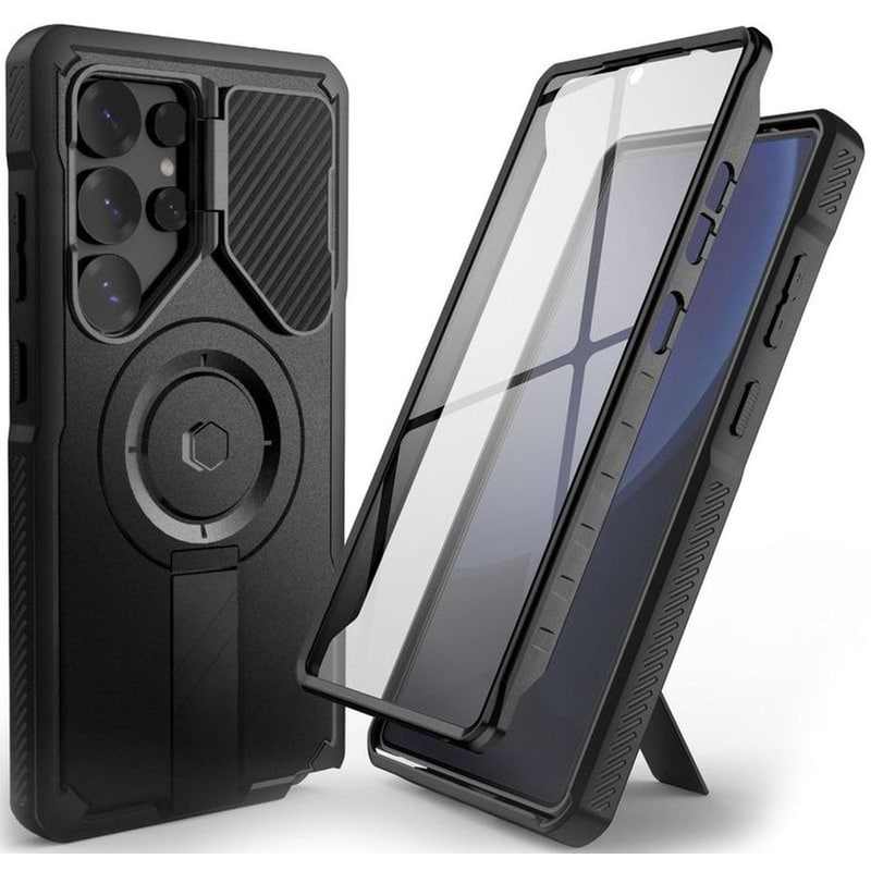 Θήκη Samsung Galaxy S25 Ultra - Tech-Protect Kevlar MagSafe Plus Full Body 360° - Black