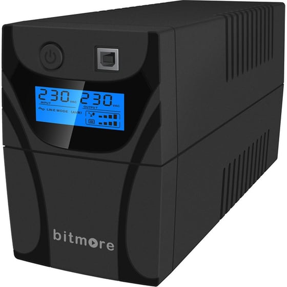 UPS Bitmore U850LCD 850VA 480W Ανθρακί image 0