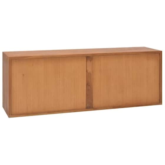 Έπιπλο Τηλεόρασης VidaXLΜασίφ Ξύλο 110x30x40cm - Καφέ image 5