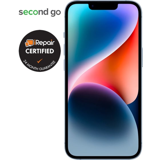 Μεταχειρισμένο Apple iPhone 14 128GB Blue second go Certified by iRepair image 2