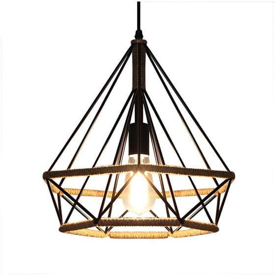 Κρεμαστό Φωτιστικό Οροφής Σε Σχήμα Διαμαντιού 250mm C10 image 1