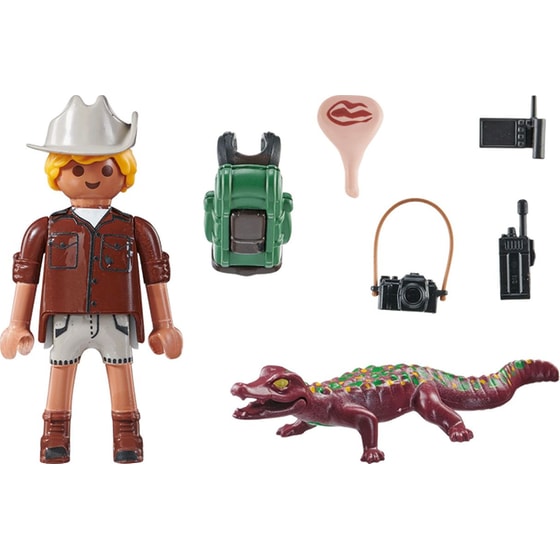 PLAYMOBIL® Special Plus Εξερευνητής με Αλιγάτορα (71168) image 2