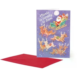 Ευχετήρια Κάρτα Legami Large Santa Sleigh