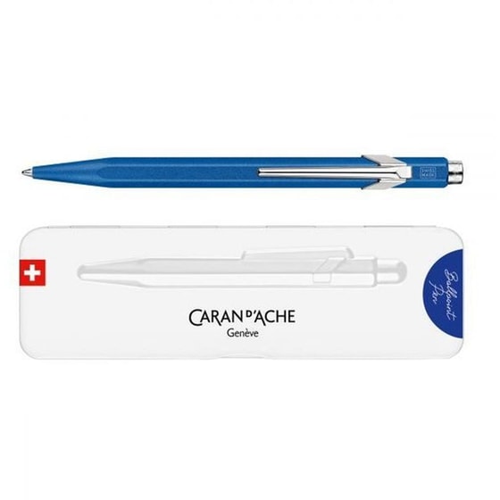 Στυλό Διαρκείας Caran d'Ache σε Κουτί Μπλε 849 Μπλε image 0