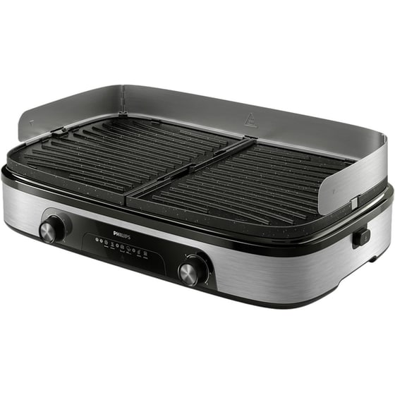 PHILIPS HD6222/90 2400 W Μαύρο/Ασημί Ηλεκτρική Γκριλιέρα image 0