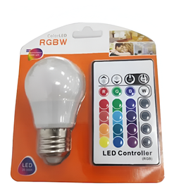 Λάμπα LED Με Τηλεχειριστήριο Oem 5w E27 - RGBW