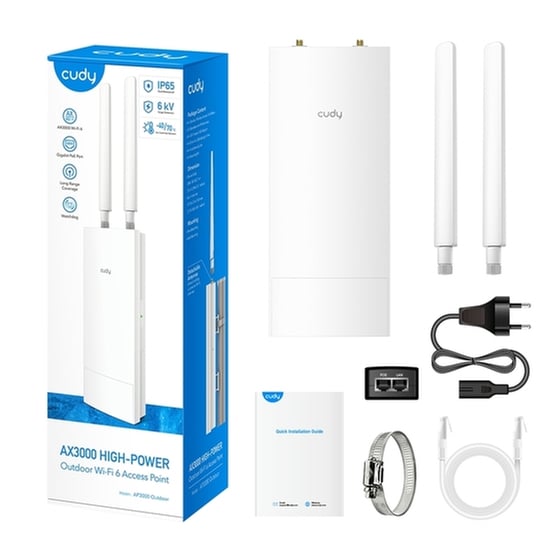 Cudy AP3000 Outdoor Wi-Fi Access Point Wi-Fi 6 Dual Band (2.4 & 5 GHz) image 4